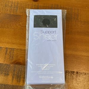 Motherhood Maternity Sheer Black Tights